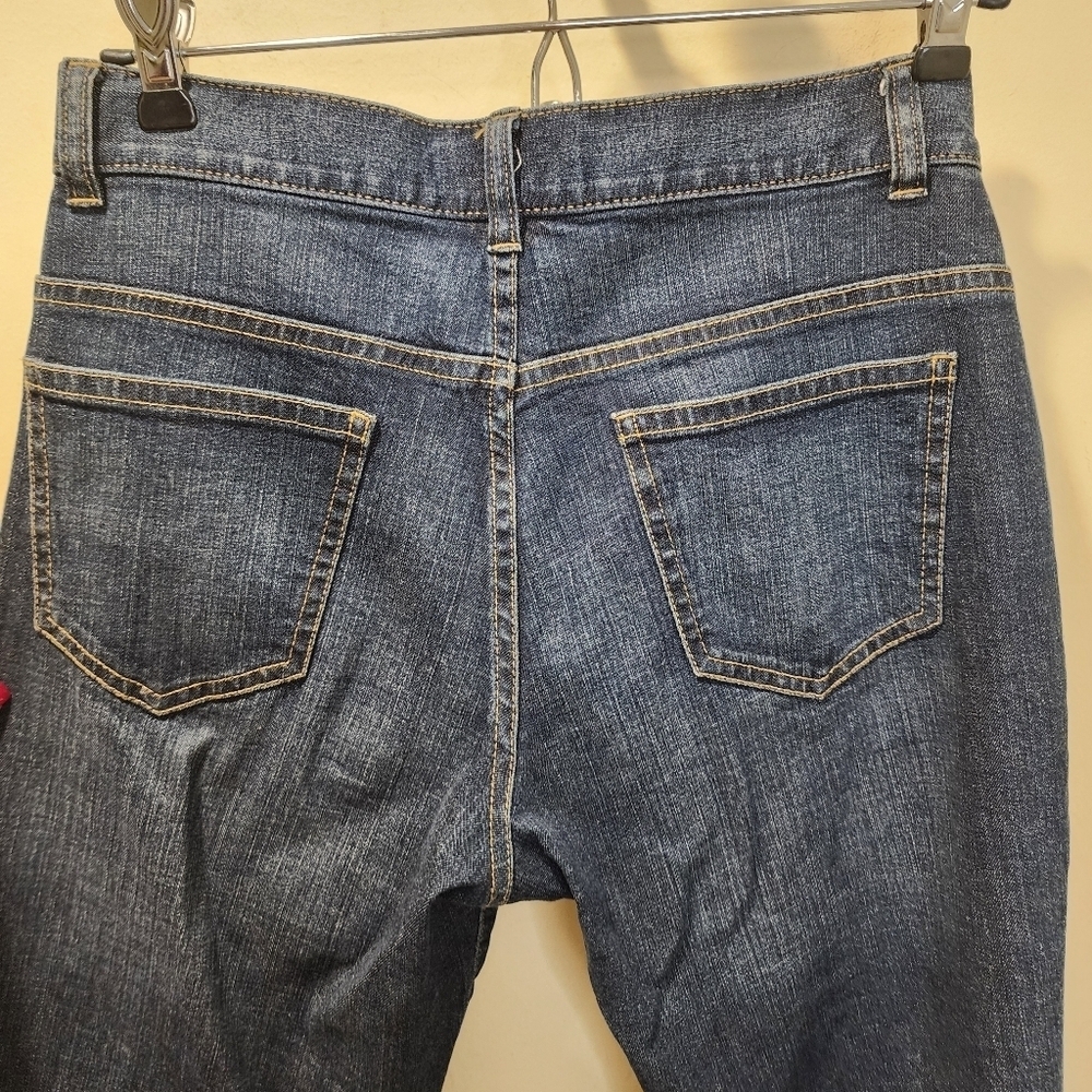 TALBOTS Women's Denim Capri  Short size 2p - Picture 6 of 10